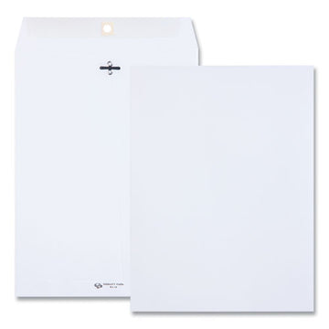 Quality Park™ Clasp Envelope, #90, Square Flap, Clasp-gummed Closure, 9 X 12, White, 100-box freeshipping - TVN Wholesale
